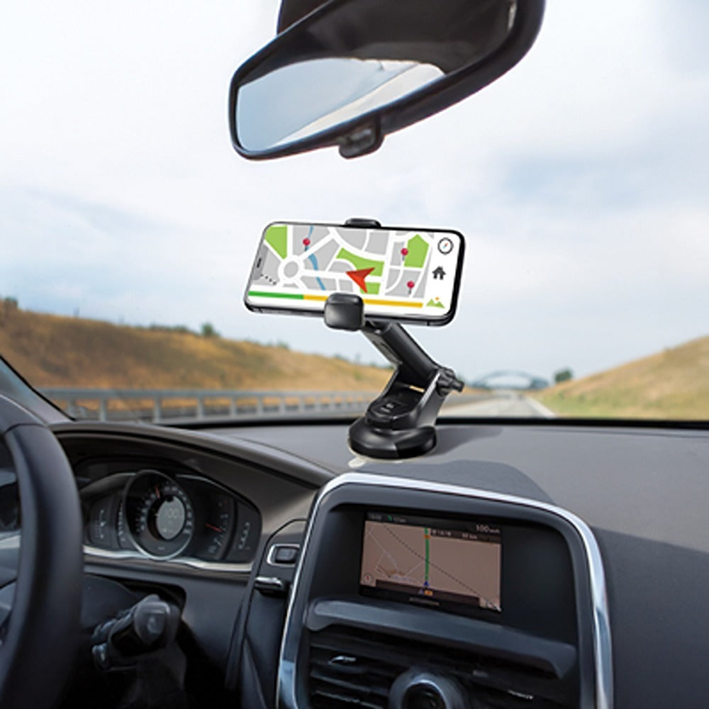 Groov-e Universal Car Window Mount Phone Holder | Telescopic Arm, 360° Rotation