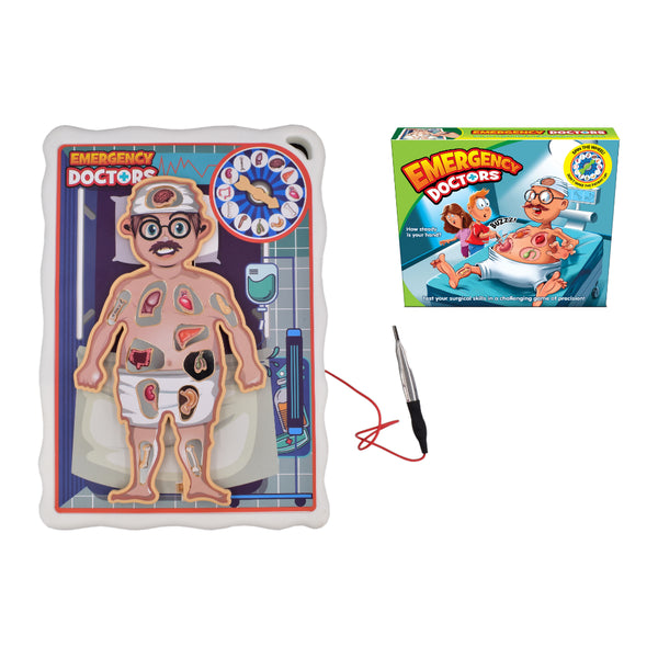 Emergency Doctors Operation-Style Board Game - Buzzer and Tweezers