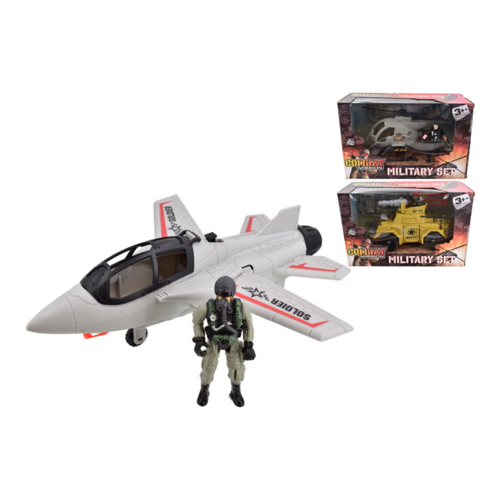 Military Vehicle Playset - Assorted Designs, Action Figure, Ages 3+