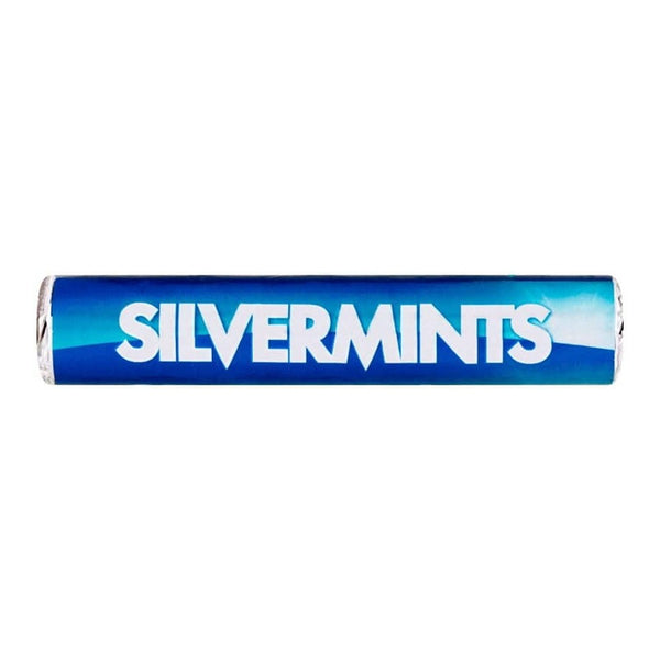 Silvermints Spearmint Breath Freshening Mint Sweets - Slim Roll, 30g