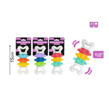 Smart Choice Dental Dog Toy with Giggle Noise | Assorted Colours, 15cm