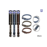 Smart Choice Faux Leather Dog Collar | 65cm, Assorted Colours