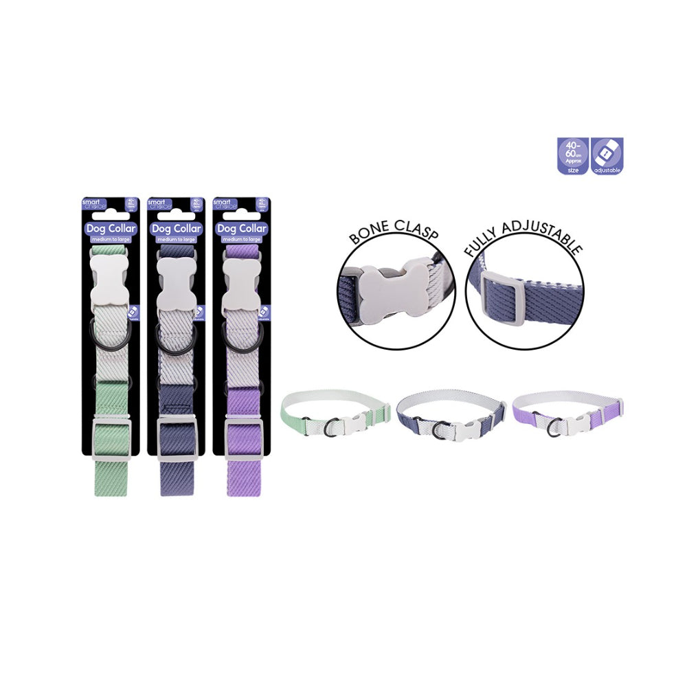 Smart Choice Dual Colour Dog Collar | 40–60 cm, Assorted Colours