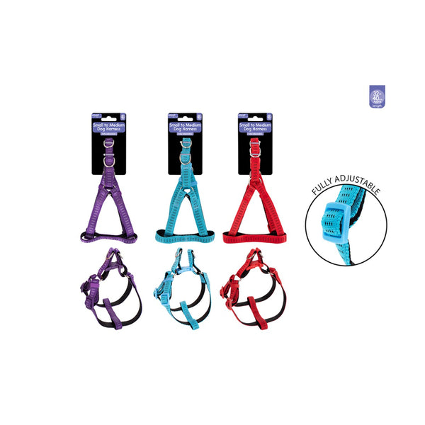 Smart Choice Small/Medium Dog Harness | 32–40 cm, Assorted Colours
