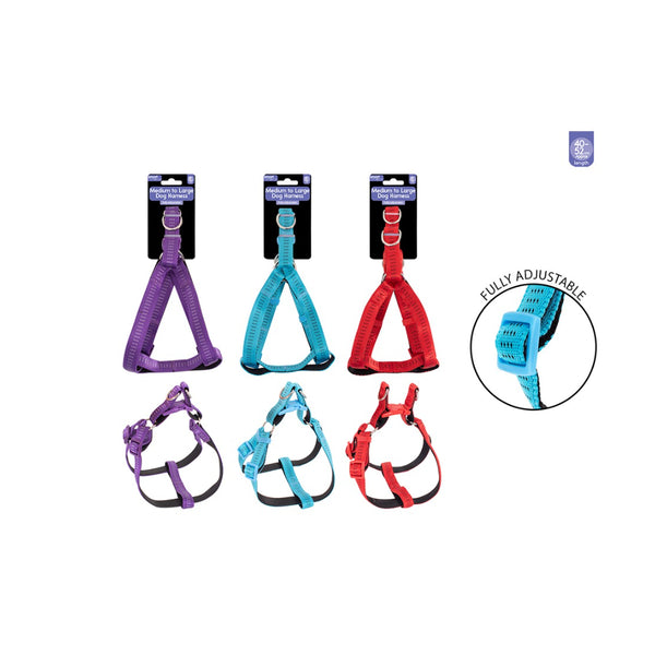 Smart Choice Adjustable Dog Harness | Medium/Large, 40-52 cm, Assorted Colours
