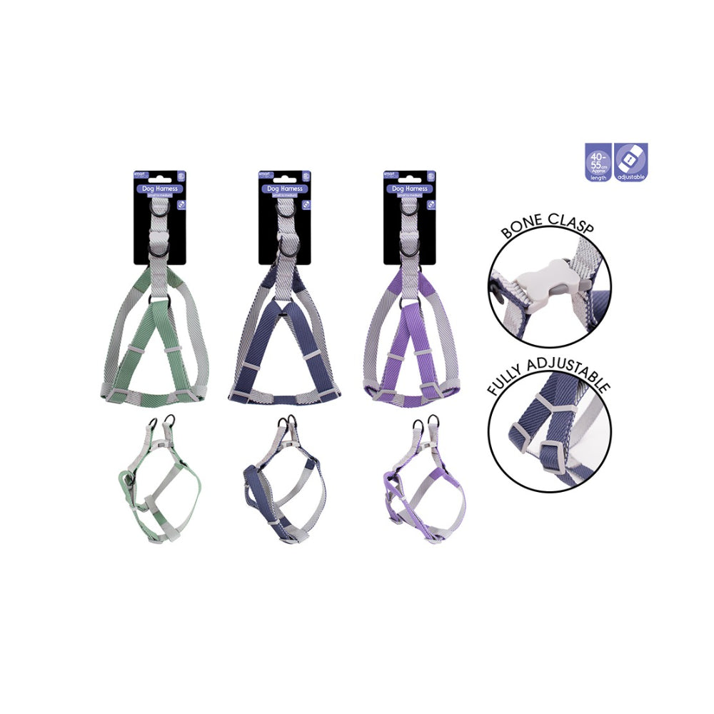 Smart Choice Dual Colour Dog Harness | 40–55 cm, Assorted Colours