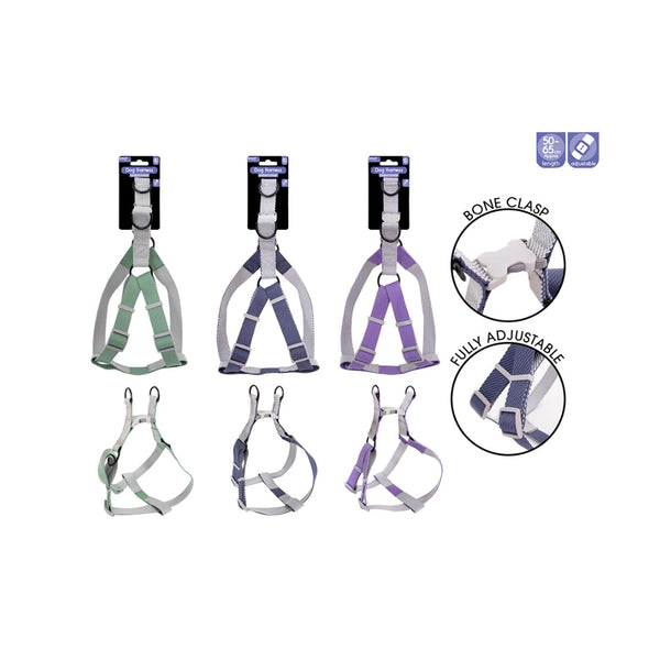Smart Choice Dual Colour Dog Harness | Adjustable 50–65 cm, Assorted Colours