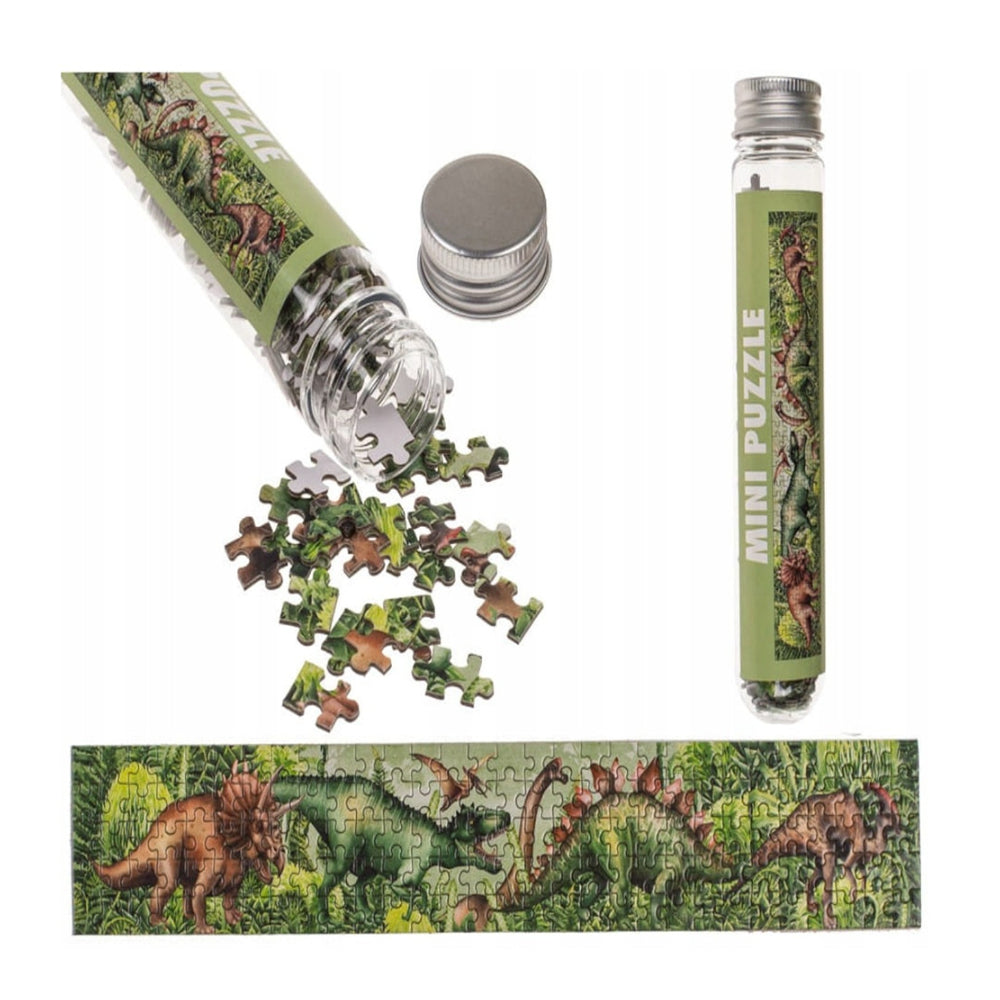 Out Of The Blue Dinosaur Mini Jigsaw Puzzle | Panoramic Tube Format