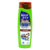 Wash & Go Shampoo 2 in 1 - Caffeine - 180ml
