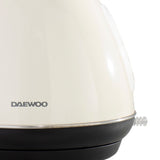 Daewoo Kensington Cream Pyramid Kettle | 1.7L, Cordless Base