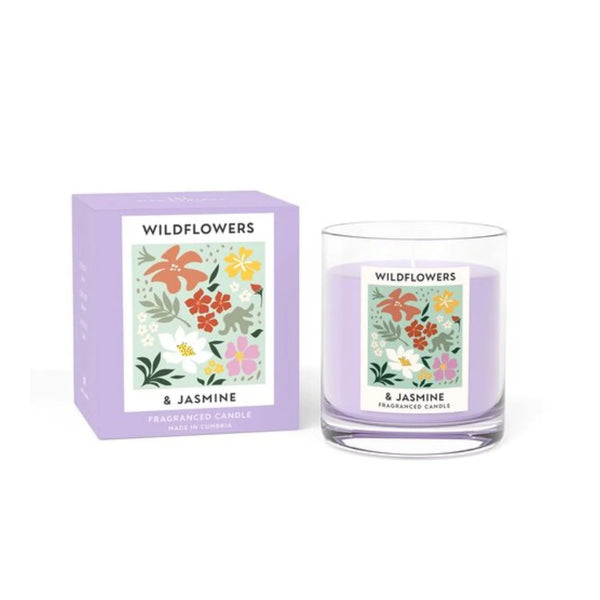 Wax Lyrical Wildflowers and Jasmine Scented Jar Candle | 190g, Boxed