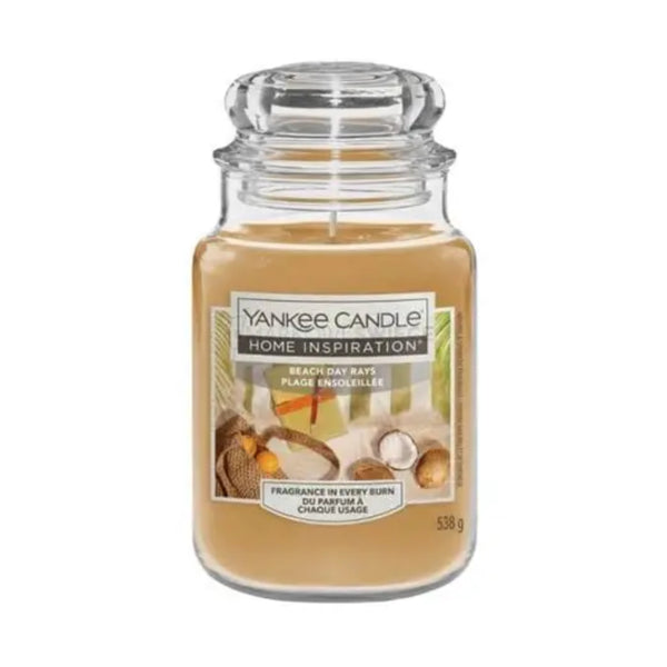 Yankee Candle Beach Day Rays Large Jar Candle | 538 g, Single Wick