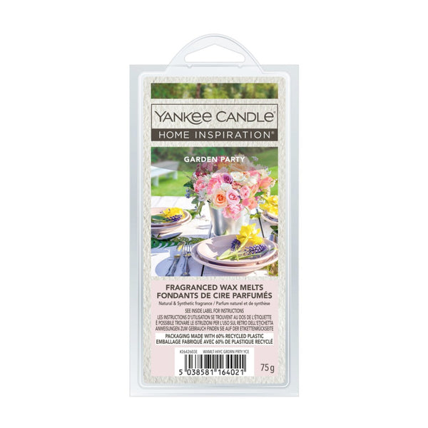 Yankee Candle Home Inspiration Garden Party Wax Melts | 75g, Floral Scent