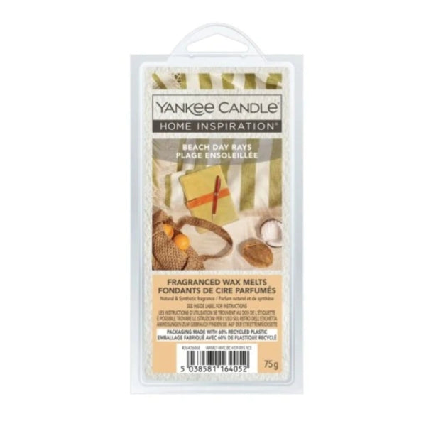 Yankee Candle Beach Day Rays Fragranced Wax Melts | 75g, for Wax Warmers
