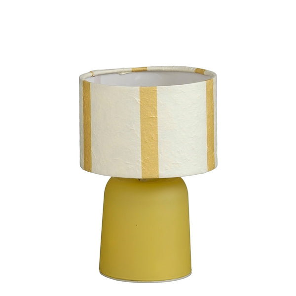 Largo Yellow LED Table Lamp | Battery Operated, Portable Light