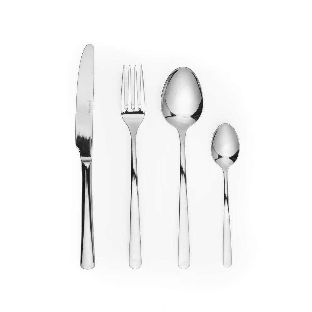 Salter 16Pc Kendal Cutlery Set - Stainless Steel - 16 Pieces