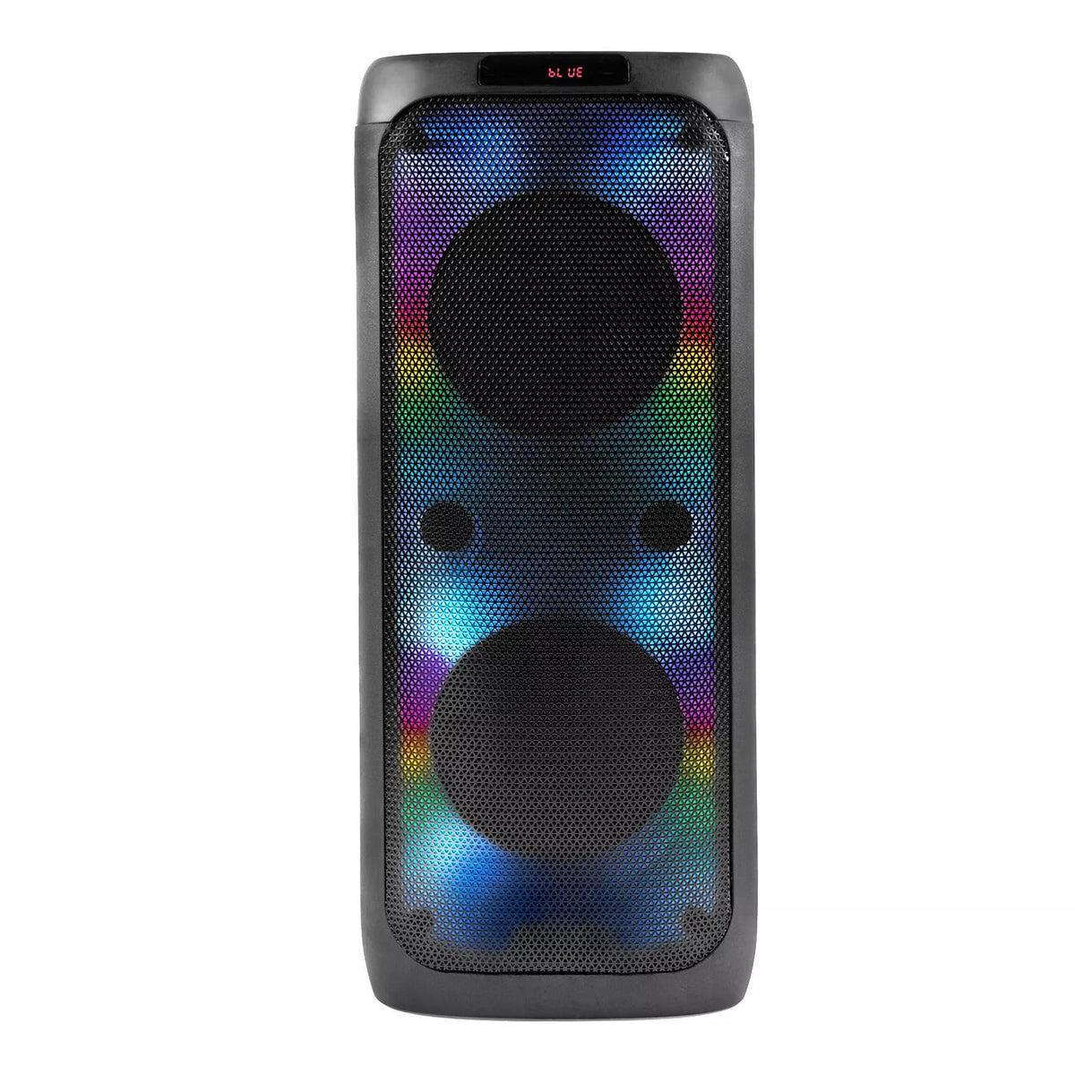Intempo Blaze Tower Speaker | Multicolour LED Lights, Black