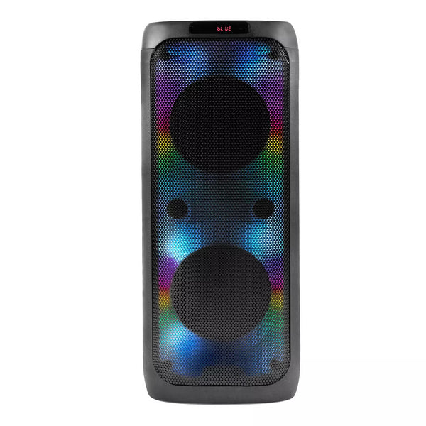 Intempo Blaze Tower Speaker | Multicolour LED Lights, Black