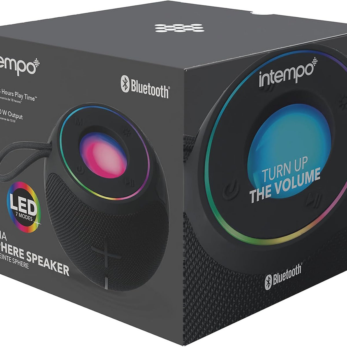 Intempo Aria Dolce Wireless Bluetooth Speaker | 10 W, LED Lights