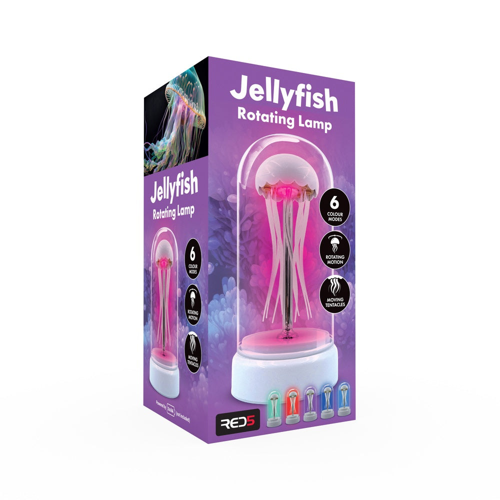 Rgb Jellyfish Lamp - Rotating - 1 Pack
