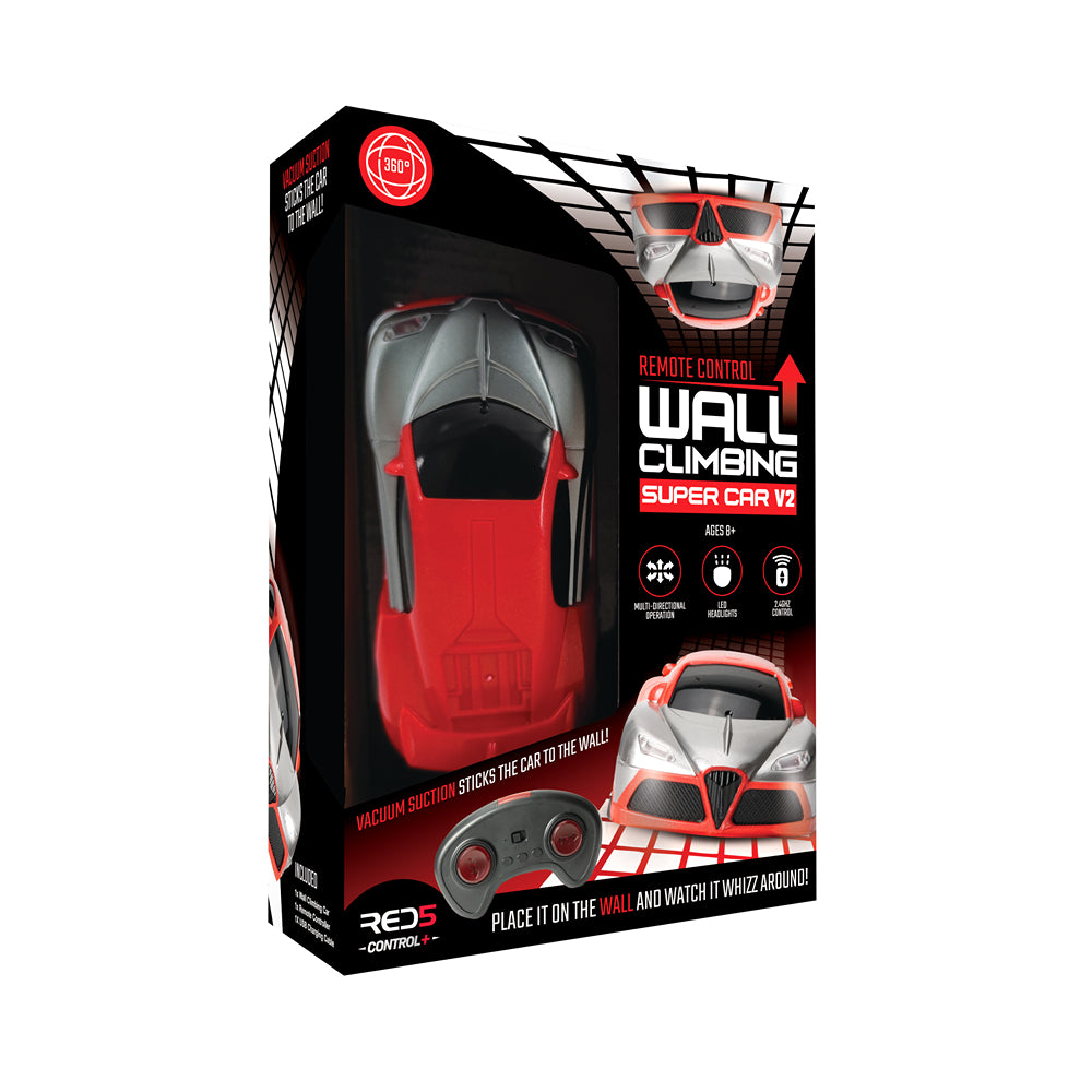 Toy Hub Wall Climbing Red Street Car Toy Vehicle | Red, Wall Climbing