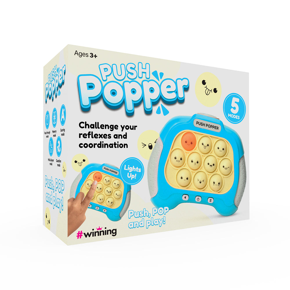 Push Popper Game | Blue