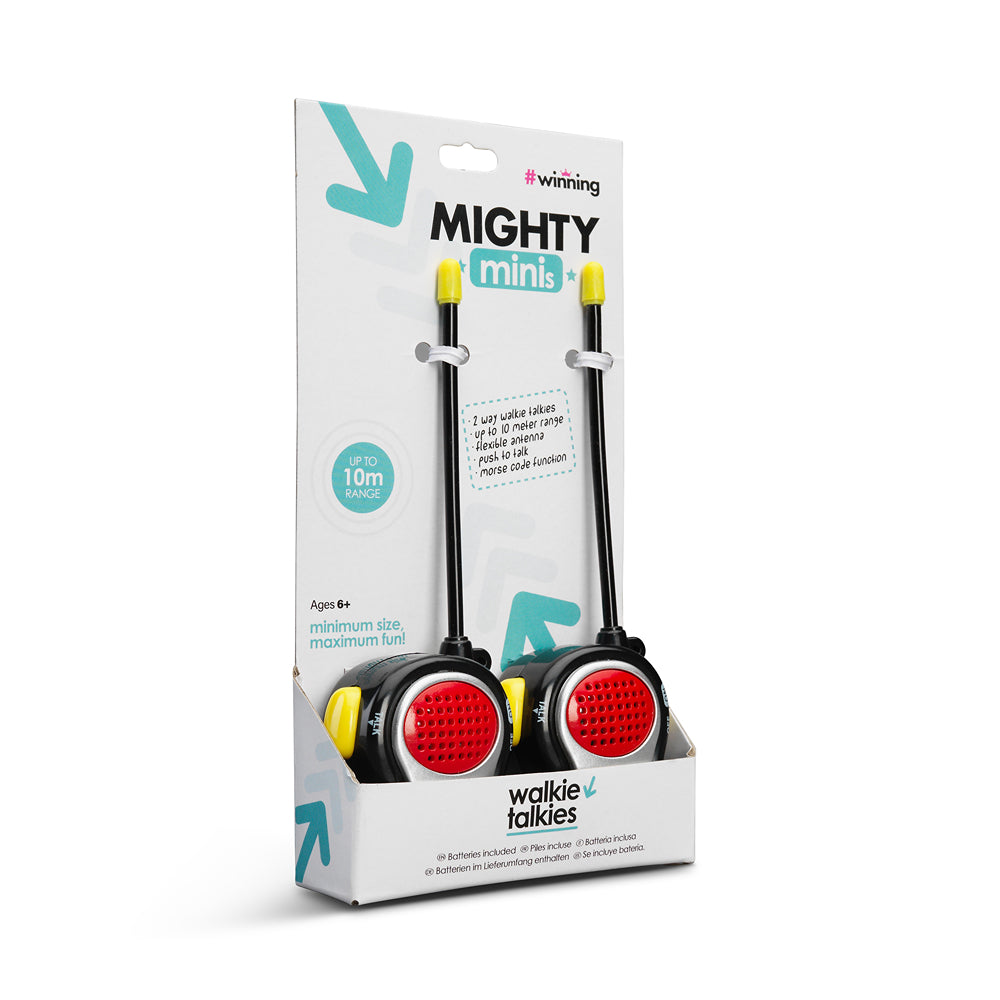 Mighty Mini Handheld Walkie Talkies | Two Way Radios, Compact Size