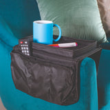 Home Black Armchair Caddy Organiser Holder | Black, Armchair