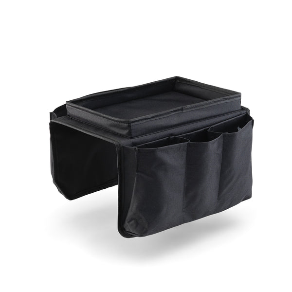 Home Black Armchair Caddy Organiser Holder | Black, Armchair