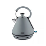 Tower Sera Grey Vintage-Style Electric Kettle with Water Window | 1.7L, 3kW