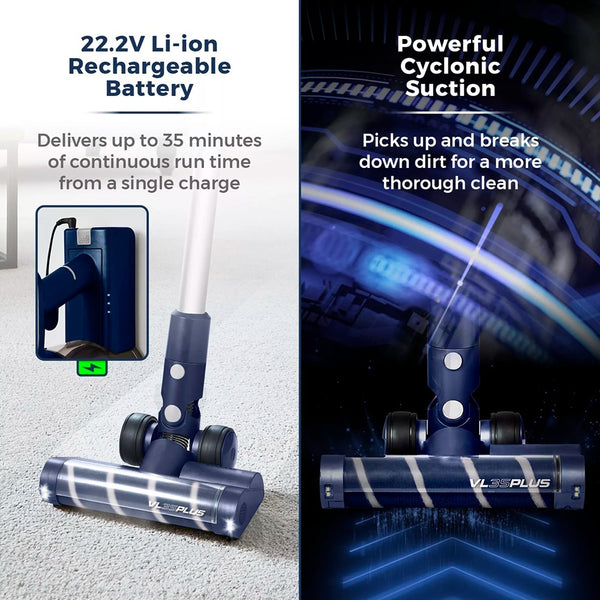 Tower Pro Anti-Tangle Upright Stick Vacuum Cleaner | Motorised Roller Head