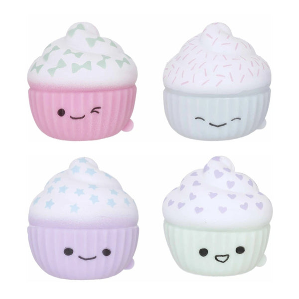 Cupcake Cuties Squishy Fidget Toy | Assorted Pastel Designs, Age 3+
