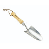 Kent & Stowe Stainless Steel Hand Trowel | Wooden Handle, Hanging Loop