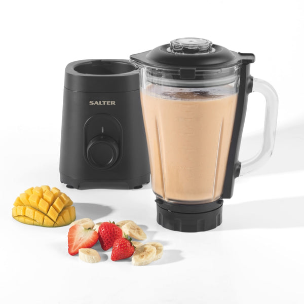 Salter Kuro Glass Jug Blender | 600W, 1.5L, 2 Speed Settings