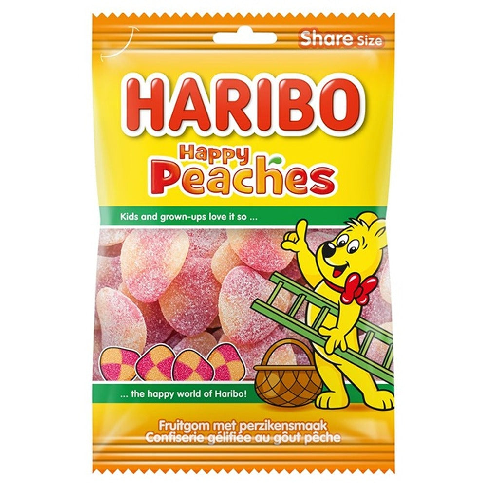 Haribo Happy Peaches - Sweet Treat - 200g