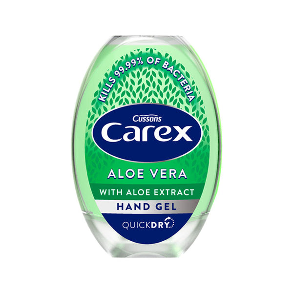 Carex Aloe Vera Quick-Dry Hand Sanitiser Gel | 50ml, No-Rinse