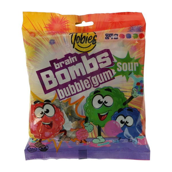 Tobies Chewing Gum - Brain Bombs Sour - 120g