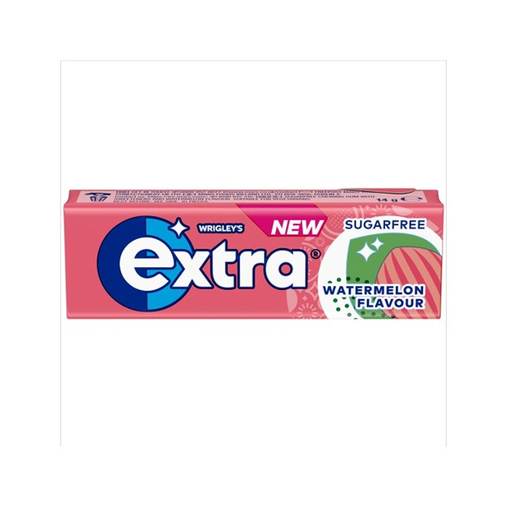 Extra Watermelon Sugarfree Chewing Gum - Slim On-the-Go Pack, 14g