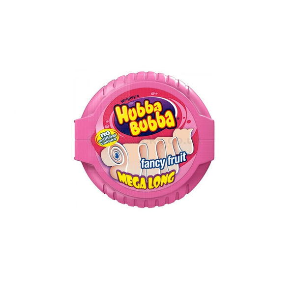 Hubba Bubba Fancy Fruit Bubble Gum Tape - Resealable Dispenser