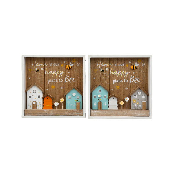Happy Place Home Décor Decorative Message Home Decoration | 24cm