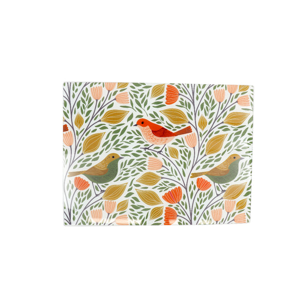 Songbird Design Glass Kitchen Chopping and Cutting Board | 40 x 30