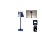 Blue Touch-Control Table Lamp | 36cm Tall, Touch Sensor Control
