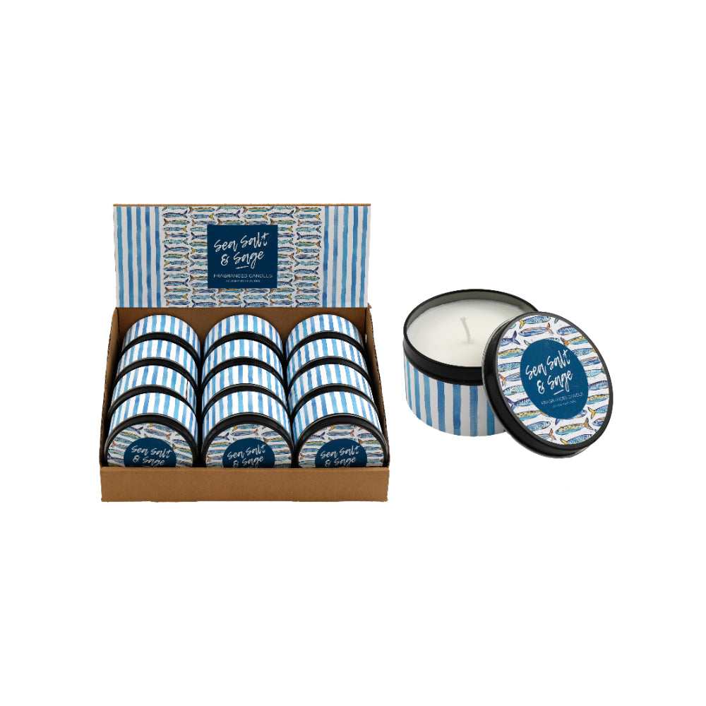 Sardines Tin Candle | 8 x 5cm, Tin-Style Novelty Design