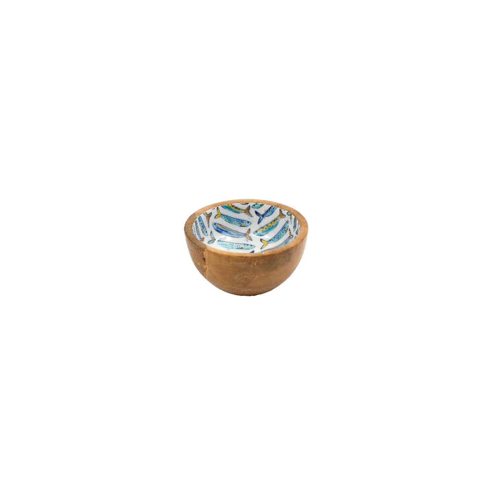 Enamelled Sardines Serving Bowl | 11cm Diameter