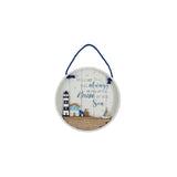 Seaside House Coastal Hanging Wall Décor Home Decoration | 30 cm