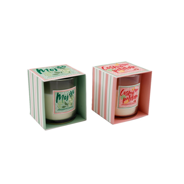Cocktails Candle for Home Décor | 7 x 7.5cm, Cocktail-Inspired Design