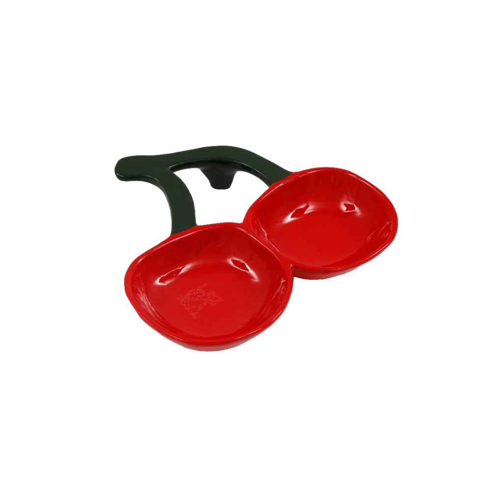 Decorative Cherry Design Trinket Dish Jewellery Holder | 21 x 19cm