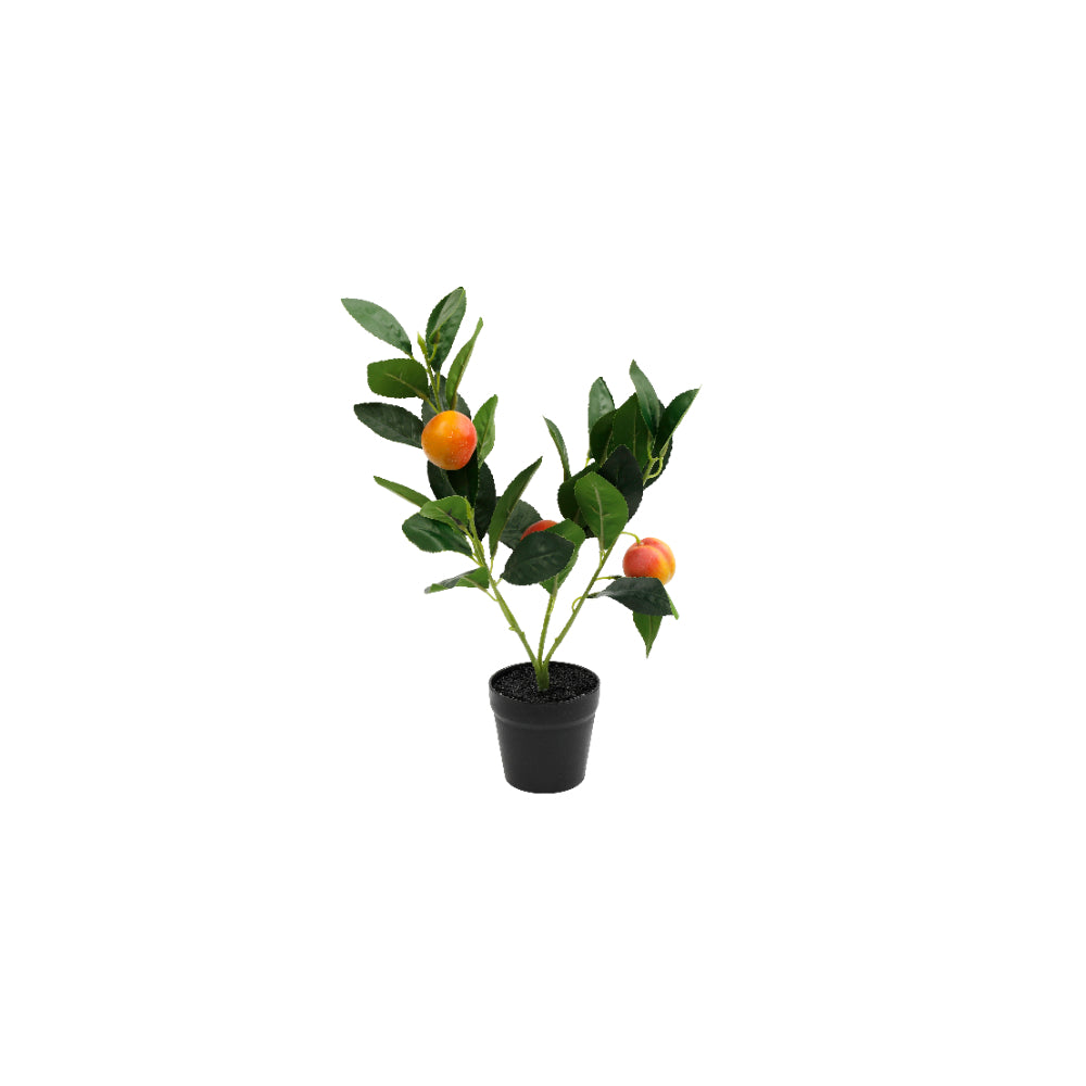 Artificial Peach Tree Faux Botanical Plant Decoration | 40cm Tall