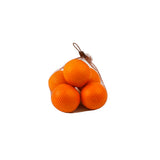 Small Orange Fruit Print Decorative Deco Bag | 15.5 x 13.5cm