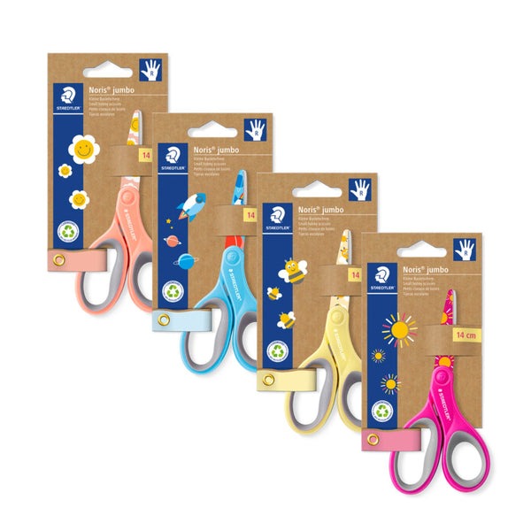 Staedtler Noris Jumbo Right-Handed Scissors | 14 cm, Assorted Colours